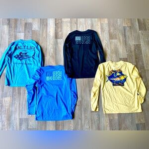 BOYS FISHING SHIRTS- Size Large/ Bundle